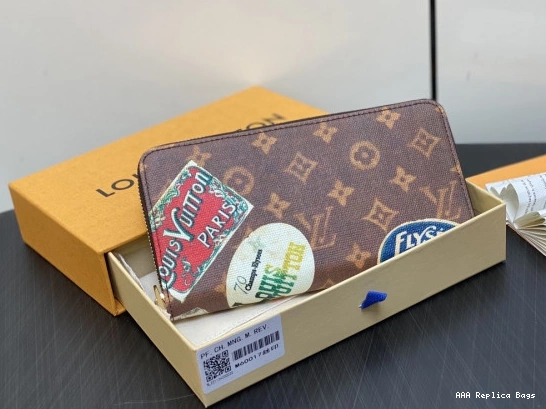 Aaa replica ru WALLET-10*20*2 ZIPPY LOUIS VUITTON cm 0814